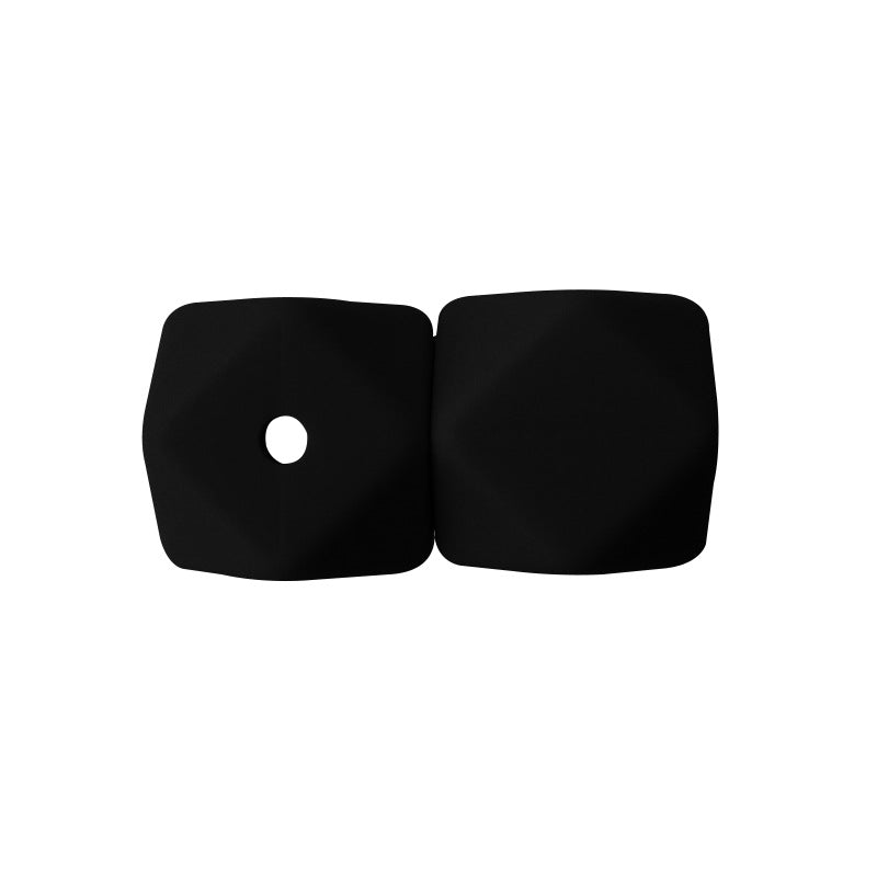 Wholesale 17MM 50PCS Hexagon DIY Colorful Beads Silicone